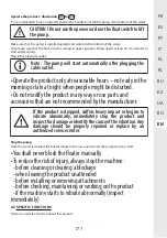 Предварительный просмотр 177 страницы STERWINS 3276005143449 Assemby - Use - Maintenance Manual