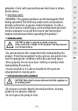 Preview for 175 page of STERWINS 3276005143470 Assemby - Use - Maintenance Manual