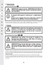 Предварительный просмотр 96 страницы STERWINS 40VLM2-42P.1 Assemby - Use - Maintenance Manual