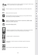 Предварительный просмотр 111 страницы STERWINS 40VLM2-42P.1 Assemby - Use - Maintenance Manual