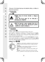 Предварительный просмотр 22 страницы STERWINS EDWC FR-3 Manual