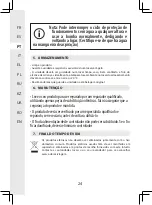 Предварительный просмотр 24 страницы STERWINS EDWC FR-3 Manual