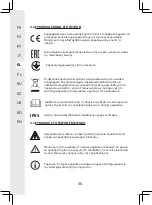 Предварительный просмотр 36 страницы STERWINS EDWC FR-3 Manual