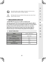 Предварительный просмотр 45 страницы STERWINS EDWC FR-3 Manual