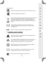 Предварительный просмотр 71 страницы STERWINS EDWC FR-3 Manual