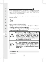 Предварительный просмотр 82 страницы STERWINS EDWC FR-3 Manual