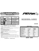 Предварительный просмотр 1 страницы StetSom 9K EQ User Manual