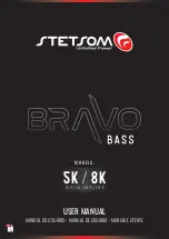 StetSom BRAVO BASS 5K User Manual предпросмотр