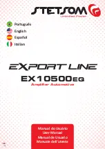 StetSom EXPORT EX10500EQ User Manual preview