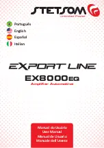 Preview for 1 page of StetSom Export Line EX8000EQ User Manual