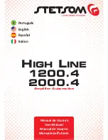 Preview for 1 page of StetSom HIGH LINE 1200.4 User Manual