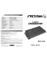 StetSom STX 104 User Manual предпросмотр