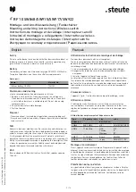 Preview for 3 page of steute 10120601 Mounting And Wiring Instructions