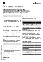 Preview for 7 page of steute 10120601 Mounting And Wiring Instructions