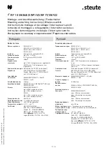 Preview for 12 page of steute 10120601 Mounting And Wiring Instructions