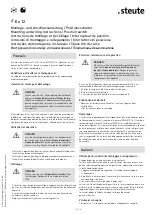 Preview for 4 page of steute 1044243 Mounting And Wiring Instructions