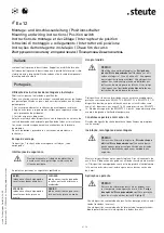 Preview for 6 page of steute 1044243 Mounting And Wiring Instructions