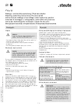 Preview for 7 page of steute 1044243 Mounting And Wiring Instructions