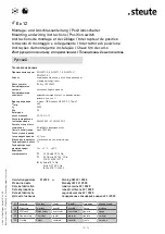 Preview for 12 page of steute 1044243 Mounting And Wiring Instructions