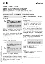 Предварительный просмотр 7 страницы steute 1047851 Mounting And Wiring Instructions