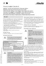 Предварительный просмотр 8 страницы steute 1047851 Mounting And Wiring Instructions