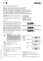 Предварительный просмотр 9 страницы steute 1047851 Mounting And Wiring Instructions