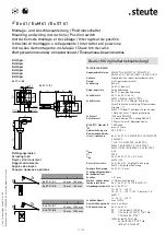 Предварительный просмотр 11 страницы steute 1047851 Mounting And Wiring Instructions