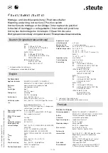 Предварительный просмотр 12 страницы steute 1047851 Mounting And Wiring Instructions