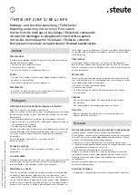 Предварительный просмотр 3 страницы steute 1049191 Mounting And Wiring Instructions