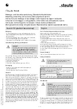 Preview for 2 page of steute 1166692 Mounting And Wiring Instructions