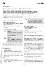 Preview for 6 page of steute 1166692 Mounting And Wiring Instructions