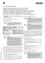 Предварительный просмотр 4 страницы steute 1172992 Mounting And Wiring Instructions