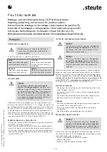 Предварительный просмотр 7 страницы steute 1172992 Mounting And Wiring Instructions