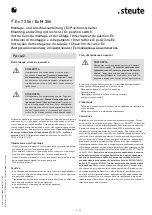 Предварительный просмотр 9 страницы steute 1172992 Mounting And Wiring Instructions