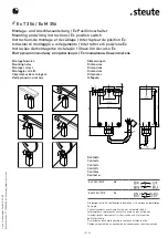 Предварительный просмотр 10 страницы steute 1172992 Mounting And Wiring Instructions