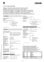 Предварительный просмотр 14 страницы steute 1172992 Mounting And Wiring Instructions