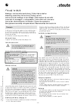 Preview for 4 page of steute 1177832 Mounting And Wiring Instructions