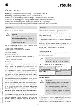 Preview for 5 page of steute 1177832 Mounting And Wiring Instructions