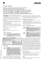 Preview for 7 page of steute 1177832 Mounting And Wiring Instructions