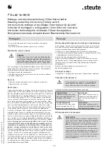 Preview for 8 page of steute 1177832 Mounting And Wiring Instructions