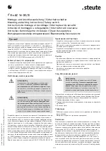 Preview for 9 page of steute 1177832 Mounting And Wiring Instructions