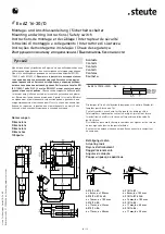 Preview for 10 page of steute 1177832 Mounting And Wiring Instructions