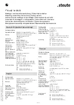 Preview for 12 page of steute 1177832 Mounting And Wiring Instructions