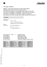 Preview for 14 page of steute 1177832 Mounting And Wiring Instructions