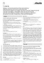 Preview for 2 page of steute 1183003 Mounting And Wiring Instructions