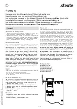 Preview for 6 page of steute 1183003 Mounting And Wiring Instructions