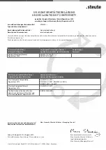 Preview for 15 page of steute 1183003 Mounting And Wiring Instructions