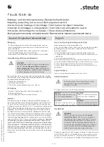 Preview for 2 page of steute 1186670 Mounting And Wiring Instructions