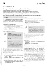 Preview for 9 page of steute 1186670 Mounting And Wiring Instructions