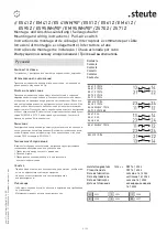 Preview for 4 page of steute 1188168 Mounting And Wiring Instructions